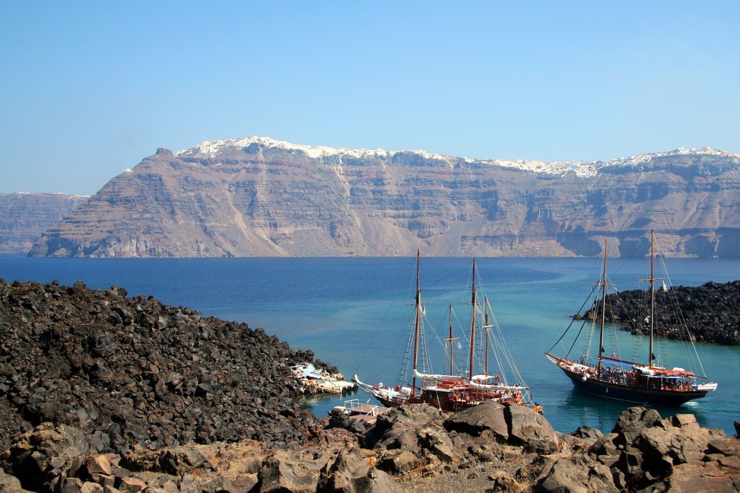Spiagge Santorini: Nea Kaméni